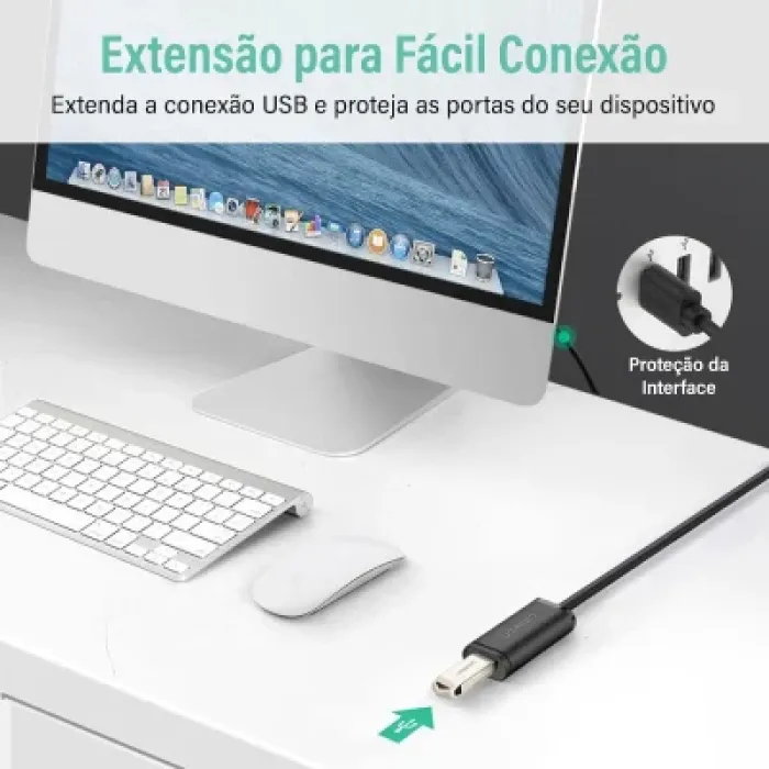 Дата кабель USB 2.0 AM to AF 20.0m Active black Ugreen (10324)