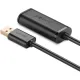 Дата кабель USB 2.0 AM to AF 15.0m Active black Ugreen (10323)