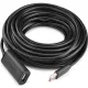 Дата кабель USB 2.0 AM to AF 15.0m Active black Ugreen (10323)