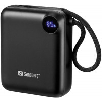 Батарея универсальная Sandberg 10000mAh PD/3.1/20W, QC/3.0, USB-C In/Out, with 2 cables USB-C (421-26)