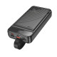 Батарея універсальна HOCO 30000mAh Element PD/20W, QC/22.5W, LED Lamp, Black (J123B / 714735)