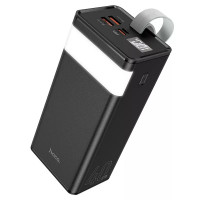 Батарея универсальная HOCO 40000mAh Powermaster PD/20W, QC/22.5W, Lamp, Black (J86 / 714737)