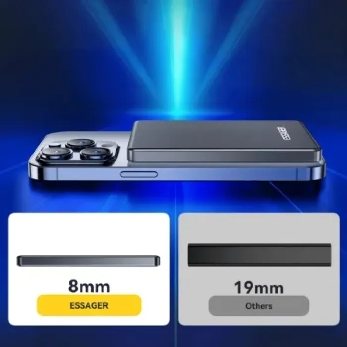 Батарея універсальна Essager 5000mAh Cross-border magnetic 20W PD QC/3.0 (EDY5K-YJ0A-Z)