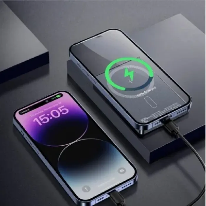 Батарея універсальна Essager 5000mAh Cross-border magnetic 20W PD QC/3.0 (EDY5K-YJ0A-Z)