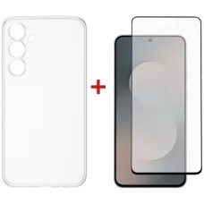 Чохол до мобільного телефона Dengos Samsung Galaxy S25 FE TPU+glass Transparent (DG-KM-172)