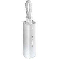 Батарея универсальная Vention 5000mAh 20W PD, USB-C In/Out, Lightning In/Out, with cable, Gradient Gray (FHWM0)