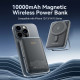 Батарея універсальна Vention Magnetic Wireless 10000mAh 20W PD USB-C In/Out, QI-15W Black (FHNB0)