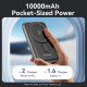 Батарея універсальна Vention Magnetic Wireless 10000mAh 20W PD USB-C In/Out, QI-15W Black (FHNB0)
