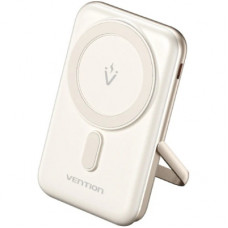 Батарея універсальна Vention Magnetic Wireless 10000mAh 20W PD USB-C In/Out, QI-15W White (FHNW0)
