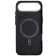 Чохол до мобільного телефона Armorstandart LikeCarbon2 MagCase Apple iPhone 17 Air Carbon Black (ARM86260)