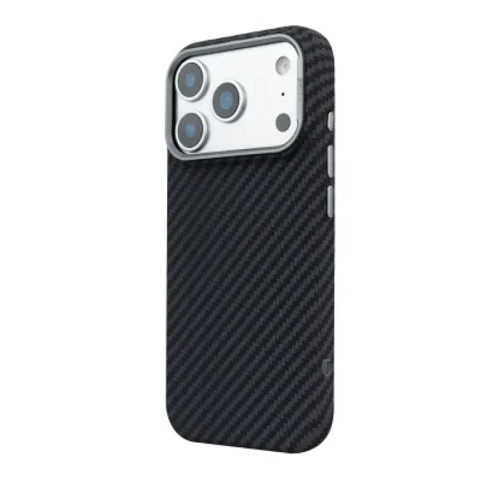 Чохол до мобільного телефона Armorstandart LikeCarbon2 MagCase Apple iPhone 17 Pro Carbon Black (ARM86258)
