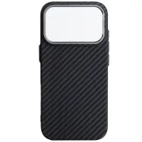 Чохол до мобільного телефона Armorstandart LikeCarbon2 MagCase Apple iPhone 17 Pro Carbon Black (ARM86258)