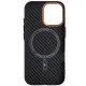 Чохол до мобільного телефона Armorstandart LikeCarbon2 SE MagCase Apple iPhone 17 Black Orange (ARM89160)