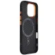 Чохол до мобільного телефона Armorstandart LikeCarbon2 SE MagCase Apple iPhone 17 Black Orange (ARM89160)