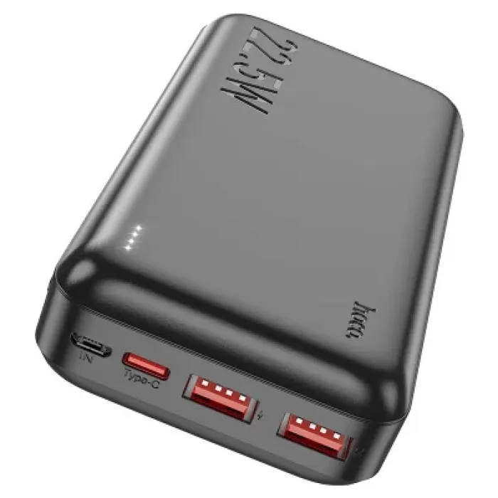 Батарея універсальна HOCO 20000mAh, 22.5W, Black (J101A / 45365)