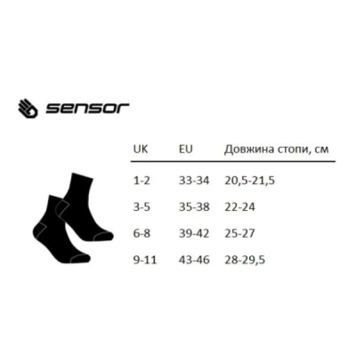 Шкарпетки Sensor Hiking Merino khaki/safari 20200068 6-8 (SU41HM-khaki-safari-6-8)