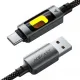 Дата кабель USB 2.0 AM to USB-C 1.2m 60W black Acefast (6974316284673)