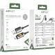 Дата кабель USB 2.0 AM to USB-C 1.2m 60W black Acefast (6974316284673)