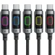 Дата кабель USB 2.0 AM to USB-C 1.2m 60W black Acefast (6974316284673)