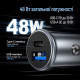 Зарядний пристрій ColorWay USB-C PD30W + USB QC3.0 car adapter (CW-CHA065PD-GR)