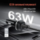 Зарядний пристрій ColorWay USB-C PD45W + USB QC3.0 car adapter (CW-CHA067PD-BK)