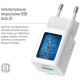 Зарядний пристрій ColorWay USB-C PD20W + 1xUSB QC4.0 white (CW-CHS062PD-WT)