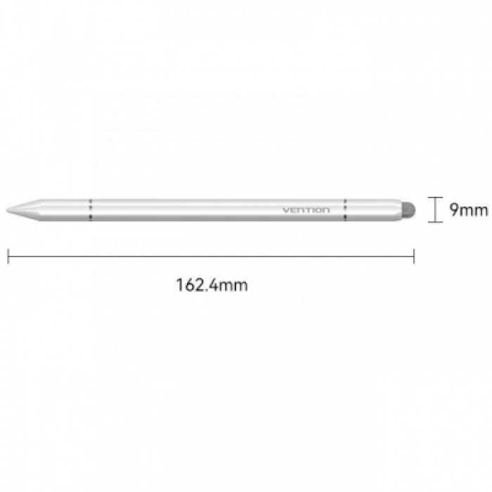Стилус Vention 3-in-1 Magnetic Stylus Pen White Aluminum Alloy Type (KQLW0)
