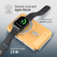 Батарея універсальна ColorWay 10 000 mAh PD/22.5W, 15W MagSafe & Watch Wireless Amber (CW-PB100LPA2Y-WPDD)