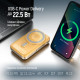 Батарея універсальна ColorWay 10 000 mAh PD/22.5W, 15W MagSafe & Watch Wireless Amber (CW-PB100LPA2Y-WPDD)