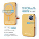 Батарея універсальна ColorWay 10 000 mAh PD/22.5W, 15W MagSafe & Watch Wireless Amber (CW-PB100LPA2Y-WPDD)
