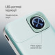 Батарея універсальна ColorWay 10 000 mAh PD/22.5W, 15W MagSafe & Watch Wireless Aquamarine (CW-PB100LPA2MT-WPDD)