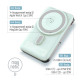 Батарея універсальна ColorWay 10 000 mAh PD/22.5W, 15W MagSafe & Watch Wireless Aquamarine (CW-PB100LPA2MT-WPDD)