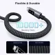 Дата кабель USB-C to USB-C 1.0m PD 100W display L509 black Ugreen (35501)
