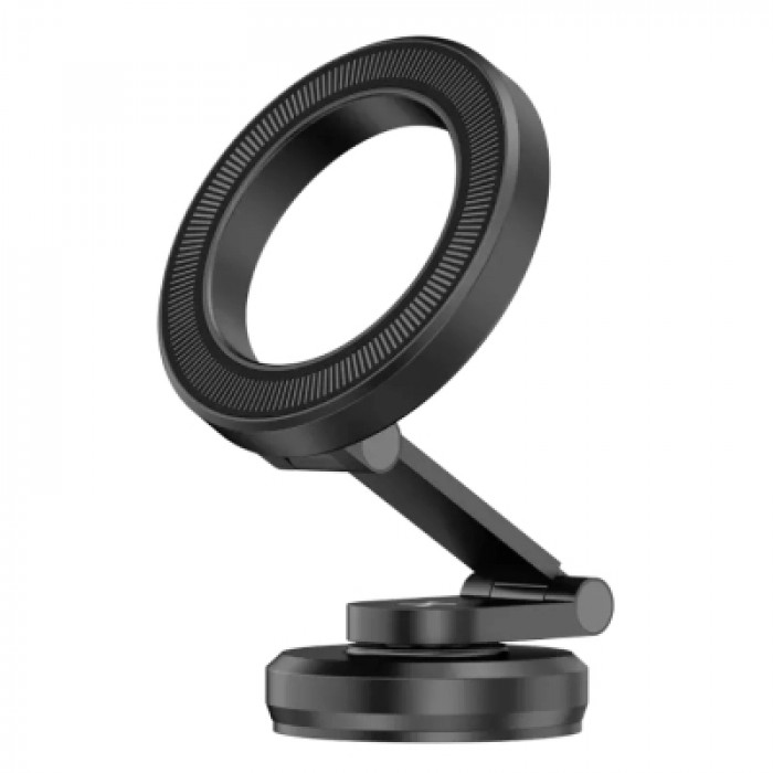 Універсальний автотримач Canyon Magnetic phone holder OnGrip 10 aluminum Black (CNS-CCHM10)