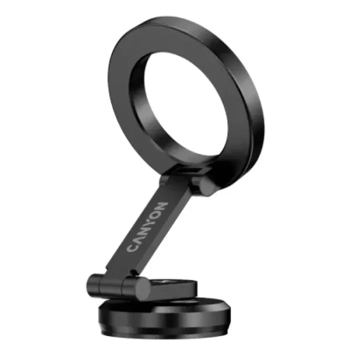 Універсальний автотримач Canyon Magnetic phone holder OnGrip 10 aluminum Black (CNS-CCHM10)