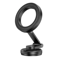 Універсальний автотримач Canyon Magnetic phone holder OnGrip 10 aluminum Black (CNS-CCHM10)