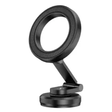 Універсальний автотримач Canyon Magnetic phone holder OnGrip 10 aluminum Black (CNS-CCHM10)