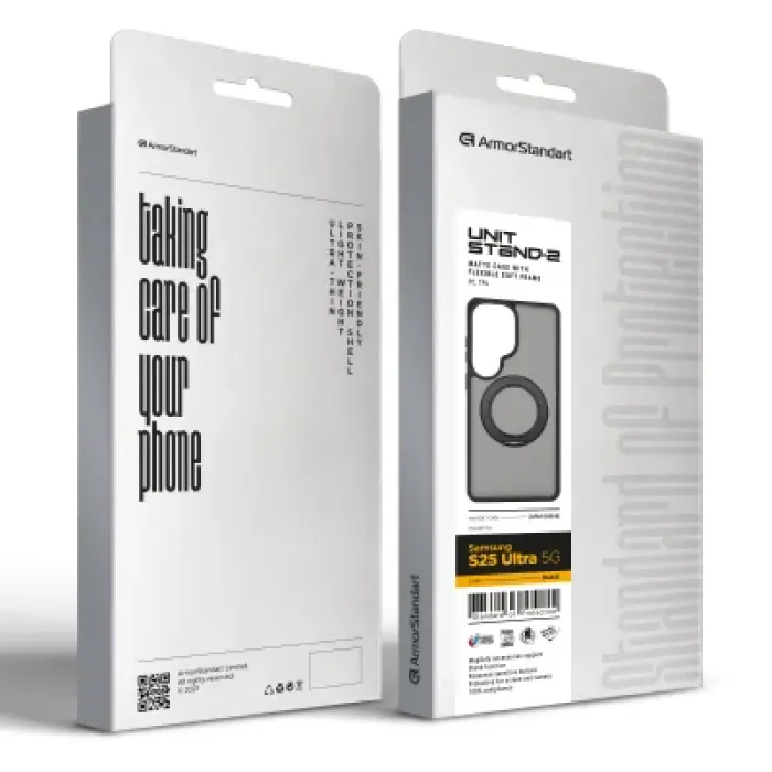 Чохол до мобільного телефона Armorstandart Unit Stand2 Samsung S26 Ultra 5G Black (ARM88868)