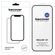 Скло захисне BeCover 10D Realme 15T Black (714765)