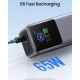 Батарея універсальна Ugreen 20000mAh 130W Nexode Smart Display with Built-in Cable (PB723 55365B)