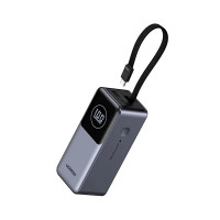 Батарея универсальная Ugreen 20000mAh 130W Nexode Smart Display with Built-in Cable (PB723 55365B)
