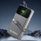 Батарея універсальна Dudao K31Pro 20000mAh 45W PD, QC, with built-in USB-C/Lightning cables (6977196682010)
