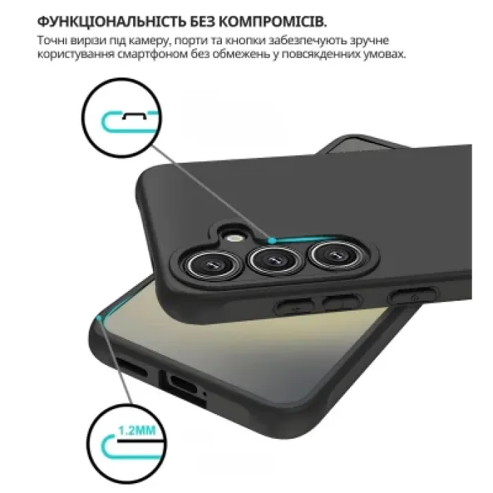 Чохол до мобільного телефона BeCover silicone Samsung Galaxy S26 Pro SM-S942U1 Black (714882)