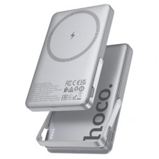 Батарея універсальна HOCO 5000mAh Sunlight PD/20W Magnetic Metal Grey (Q36 / 714986)