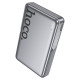 Батарея універсальна HOCO 10000mAh Sunlight PD/20W Magnetic with stand Metal Grey (Q36A / 714987)