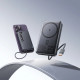 Батарея універсальна HOCO 10000 mAh Origen Dual PD/20W Magnetic with cable Type-C Metal Gray (Q44 / 714983)