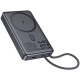 Батарея універсальна HOCO 10000 mAh Origen Dual PD/20W Magnetic with cable Type-C Metal Gray (Q44 / 714983)