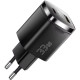 Зарядний пристрій 1xUSB-C + 1xUSB 33W GaN black Essager (ECT33W-GMB01-Z)