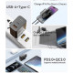 Зарядний пристрій 1xUSB-C + 1xUSB 33W Essager (ECTAC-PCB01-P)