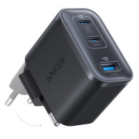 Зарядное устройство Anker 2xUSB-C PD70W + 1xUSB black (A121AL11)